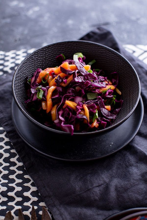 Mango Rotkohl Salat Rezept