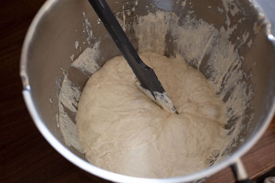Einfaches Brot ohne Kneten - super für Anfänger 7 einfacher Hefe Teig