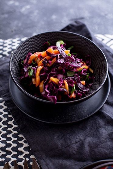 Mango Rotkohl Salat Rezept Cover