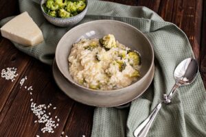 Risotto Rezept mit Brokkoli und Käse