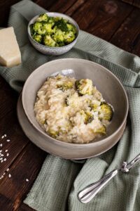 Käse Risotto mit Gemüse - Vegetarisch