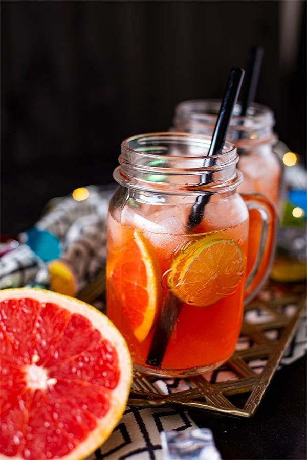 Leckerer Grapefruit Aperol Cocktail