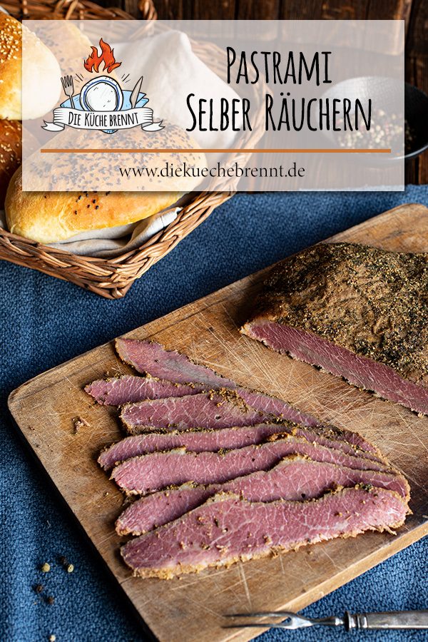 Pastrami Selber machen im Smoker