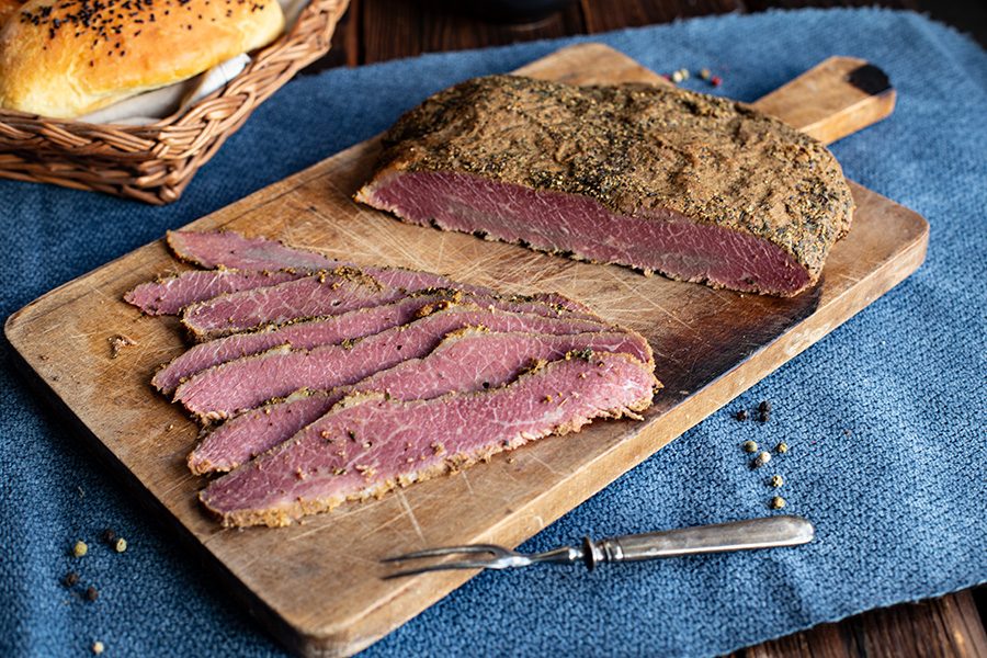 Selbstgemachtes Pastrami