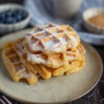 Waffelrezept mit veganer Sahne