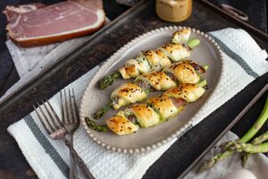 Frischkäse Schinken Pesto Sticks