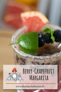 Blueberry Grapefruit Margarita Cocktail