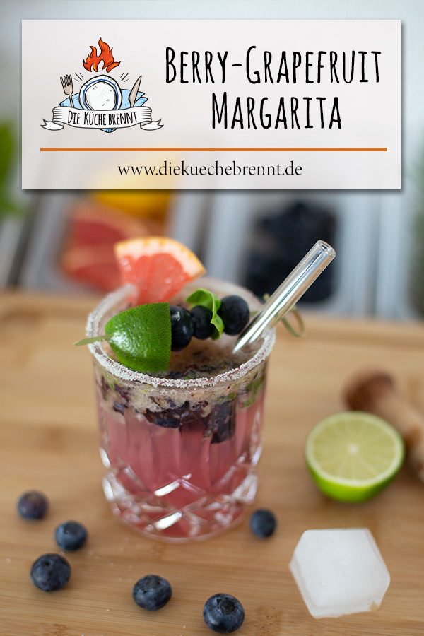 Blaubeer Grapefruit Margarita - Sommercocktail 2021