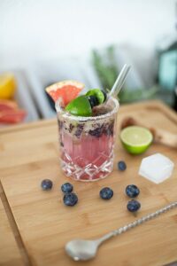 Blueberry Grapefruit Margarita Drink