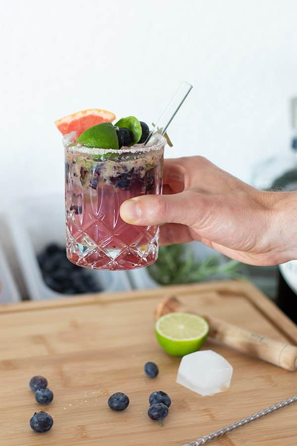 Blueberry Grapefruit Margarita Rezept