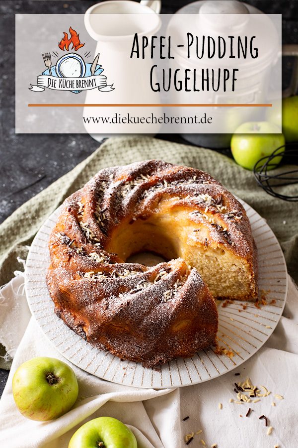 Apfelkuchen mit Pudding Rezept - schnell & super saftig 19 Apfelkuchen mit Pudding Rezept