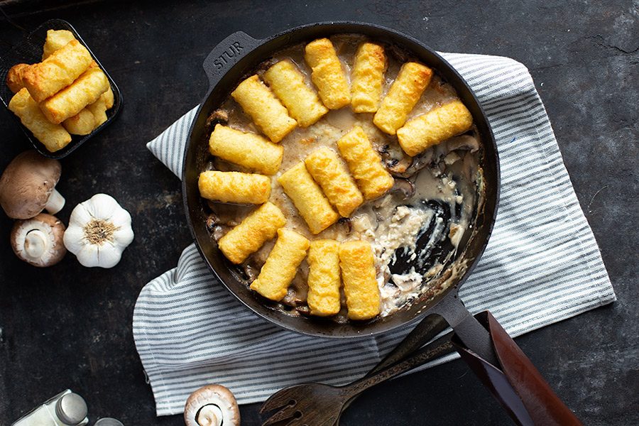 Backofen Kroketten Auflauf