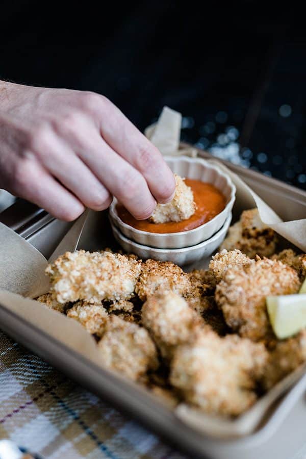 Kokos Chicken Nuggets selber machen im Backofen 3 Hähnchen mit Kokospanade