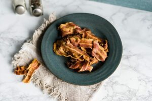 Bacon in der Fritteuse