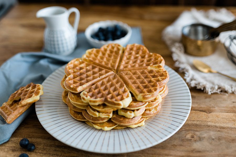 Protein Waffeln Rezept mit Quark