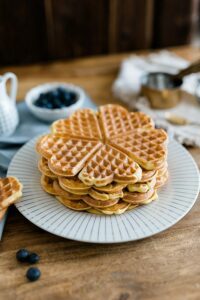 Waffeln mit Eiweißpulver