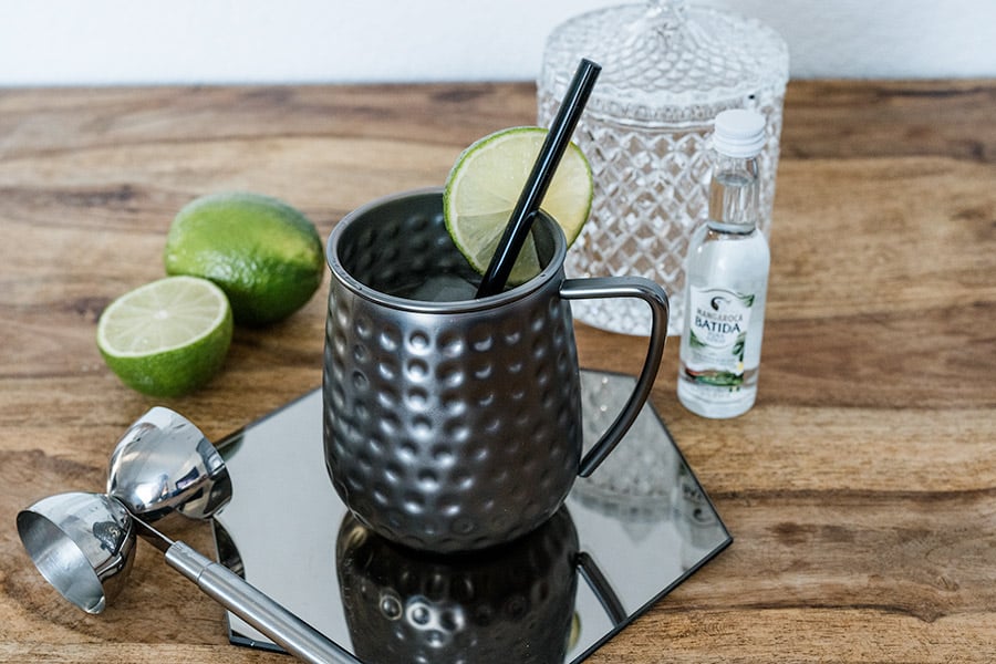 Batida Mule mit Batida de Coco 6 Batida Rezept Mule Ginger Beer
