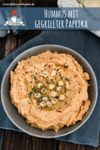 Gegrillte Paprika Hummus Rezept