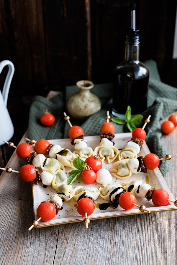 Tomate Mozzarella Tortellini Spieße Rezept 2 Tortellini Spiesse mit Mozzarella