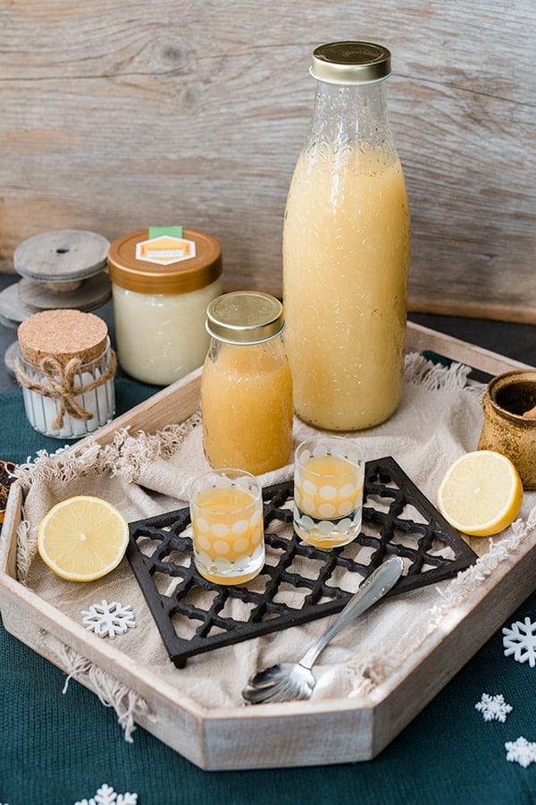 Zitronen Ingwer Shot mit Honig 2 Ingwer Shot Rezept schnell