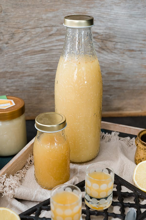 Zitronen Honig Ingwer Drink