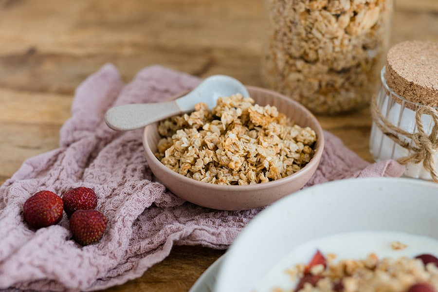 Granola Müsli Rezept aus dem Backofen