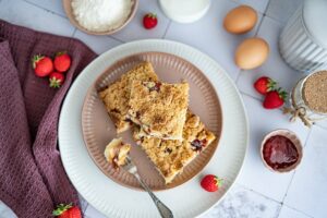 Blechkuchen mit Marmelade