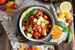 Rezept Tomaten Gurken Salat mit Feta