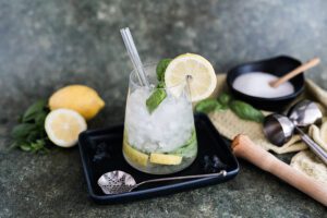 Zitronen Mojito Cocktail