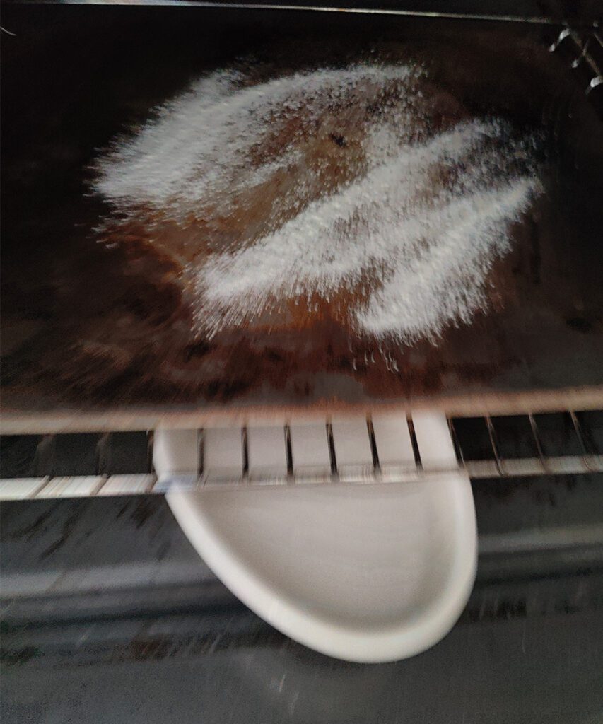 Einfaches Dinkel-Vollkornbrot backen 23 Brotstein & Wasserdampf