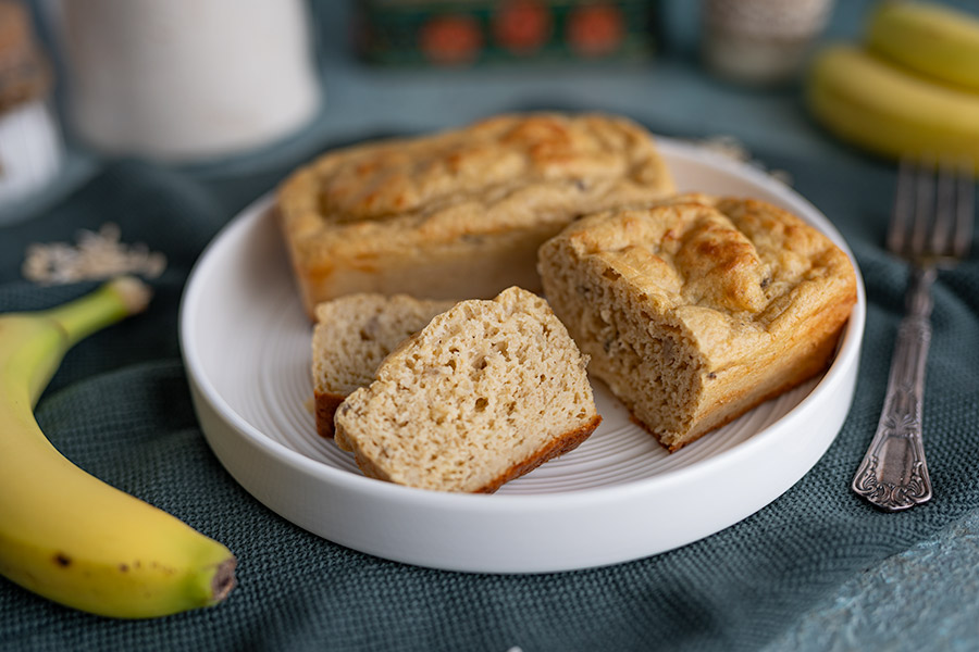 Protein Kuchen - Instant Oats Rezept 1 Hafermehl Bananen Kuchen