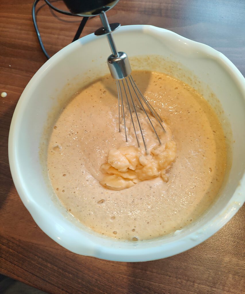 Protein Kuchen - Instant Oats Rezept 14 Banane untermischen