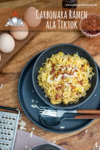 Carbonara Ramen ala TikTok