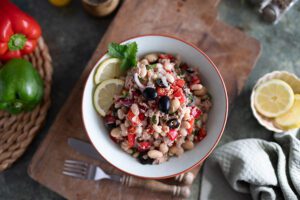 Weiße Bohnen Salat mit Thunfisch