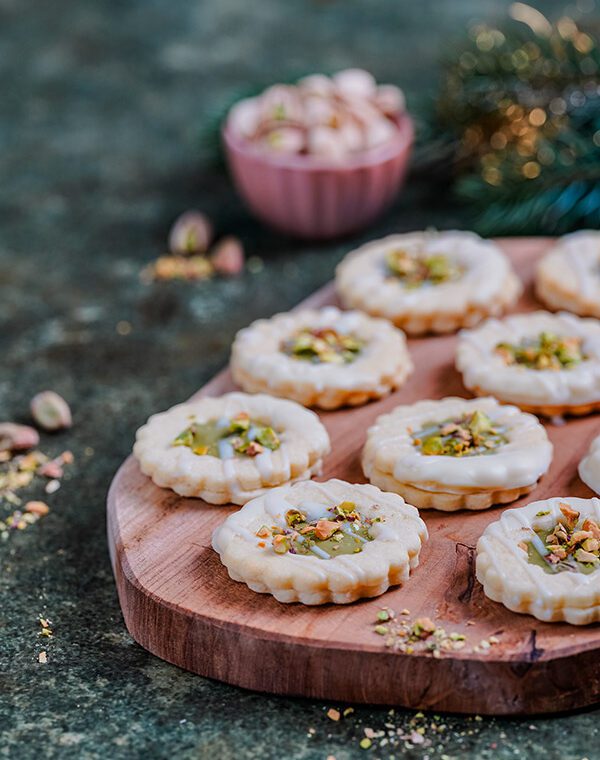 Pistazien Spitzbuben backen